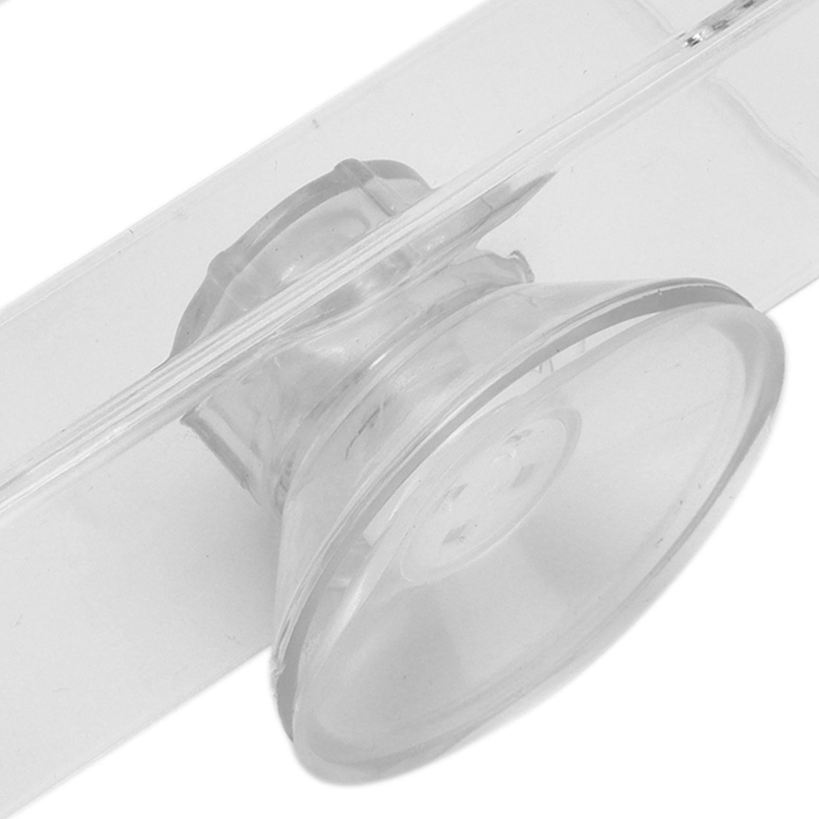 Visvoer Voederen   Drijvend Transparant Acryl Vis   Voederbak Aquarium voor Vissen(S 6x10x4cm )