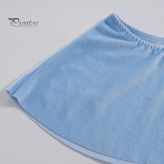Women Shorts V-shaped Low Waist Ultra Short Pleated Solid Color Patchwork Elastic Soft Summer Lady Party Club Mini Skirt