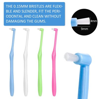 Pro Orthodontic Interdental Brush Soft Teeth Tooth-floss Cleaning Care Toothbrush for People with Brace Daily Use