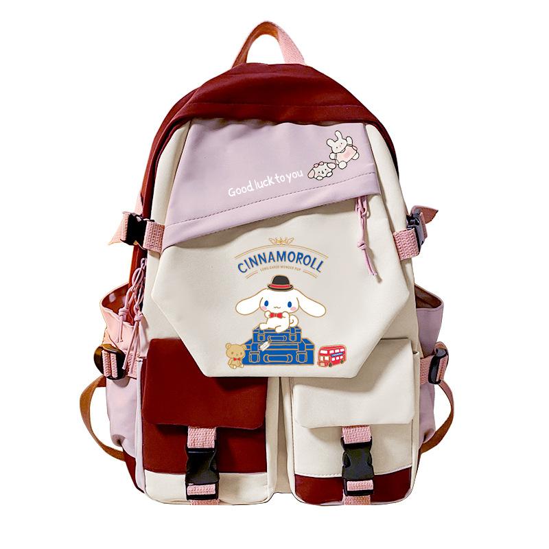 Cute Puppy Cartoon Printed Leisure Travel Bag, Primary And Secondary School Backpack