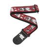 Joe Satriani Signature Up In with Leather Ends D'Addario Strap, Flames, 50JS02,