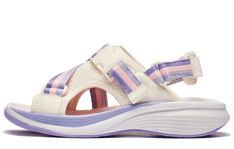 Li Ning YOUNG Children s Sandals Ecru/Sweet Apricot Pink Teenagers YKUT034-2 35