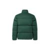 Nike Club Therma-FIT Warm Loose Solid Color Small Logo Stand Collar Zipper Long Sleeve Puffer Jacket Men Outerwear Cold-Fir-Green White FZ5029-323