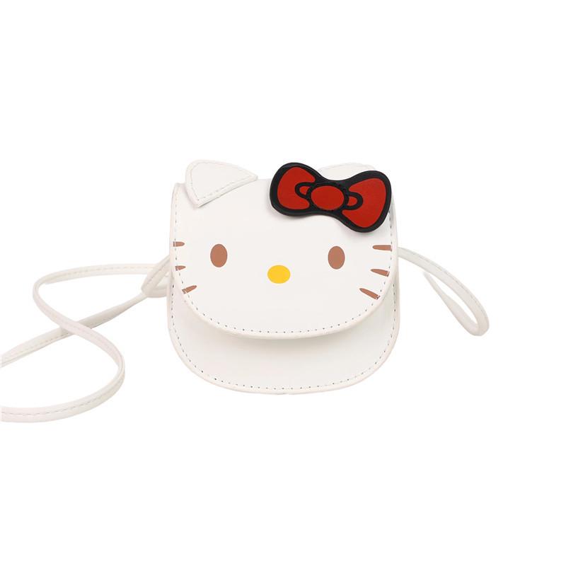 Hello Lovely Kitty Fashion 2025 Single Shoulder Crossbody Bag & Women's Cartoon Mini Coin Purse