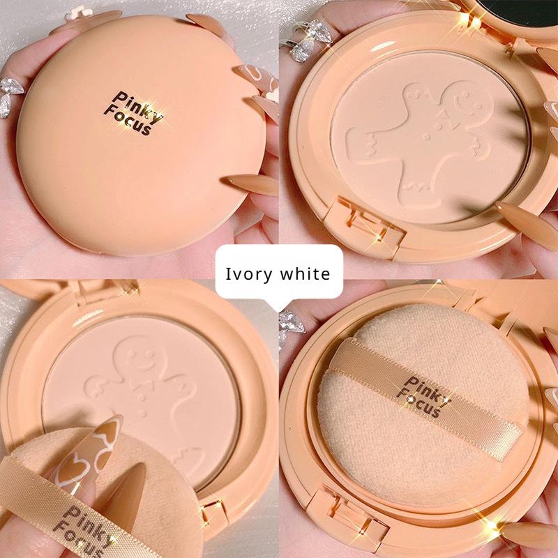 Cosmetic Pressed Powder Makeup Accessories Cheap Oil-control Finishing Powder Waterproof Sweat-proof Concealer Powder for Women