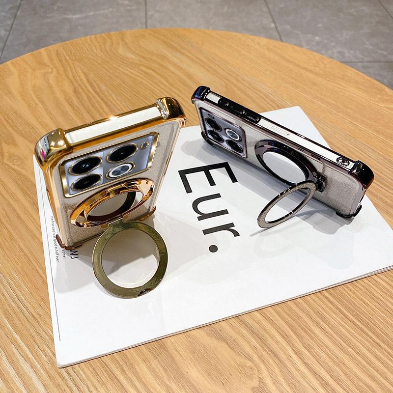 6D Shockproof Holder Ring Mirror Phone Case For Infinix Note 30 40 Pro Plus Smart 9 8 7 5 Spark GO 2023 2024 10 20 10C 20C Cover