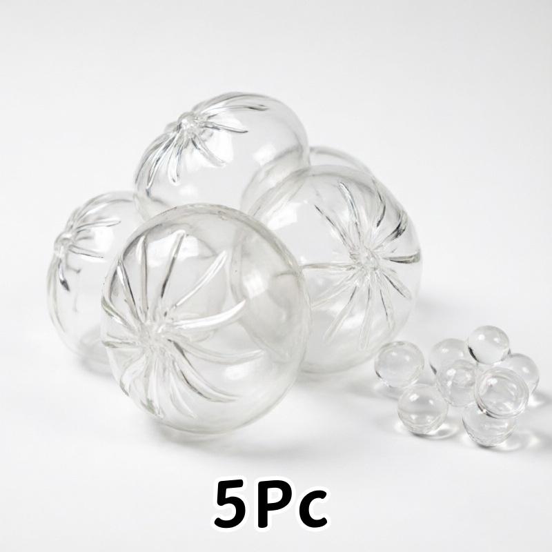 1/5 Stück Handgefertigte Hohlkugel-Häute Leicht für DIY Dampfbrötchen Stressabbau Spielzeug Tragbar für Outdoor-Campingausflüge