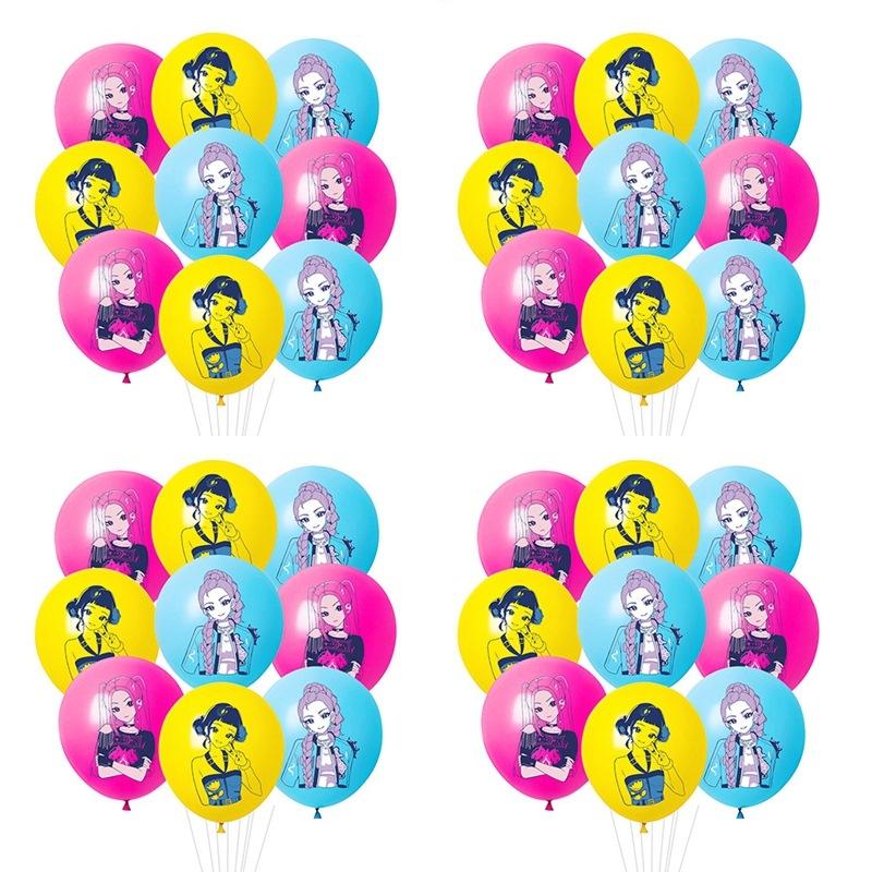 Baloane de Petrecere Vânător de Demoni Kpop Decor de Petrecere Tematică Huntrix Accesoriu de Petrecere Bandă Accesoriu Baloane de Decorațiune Anime