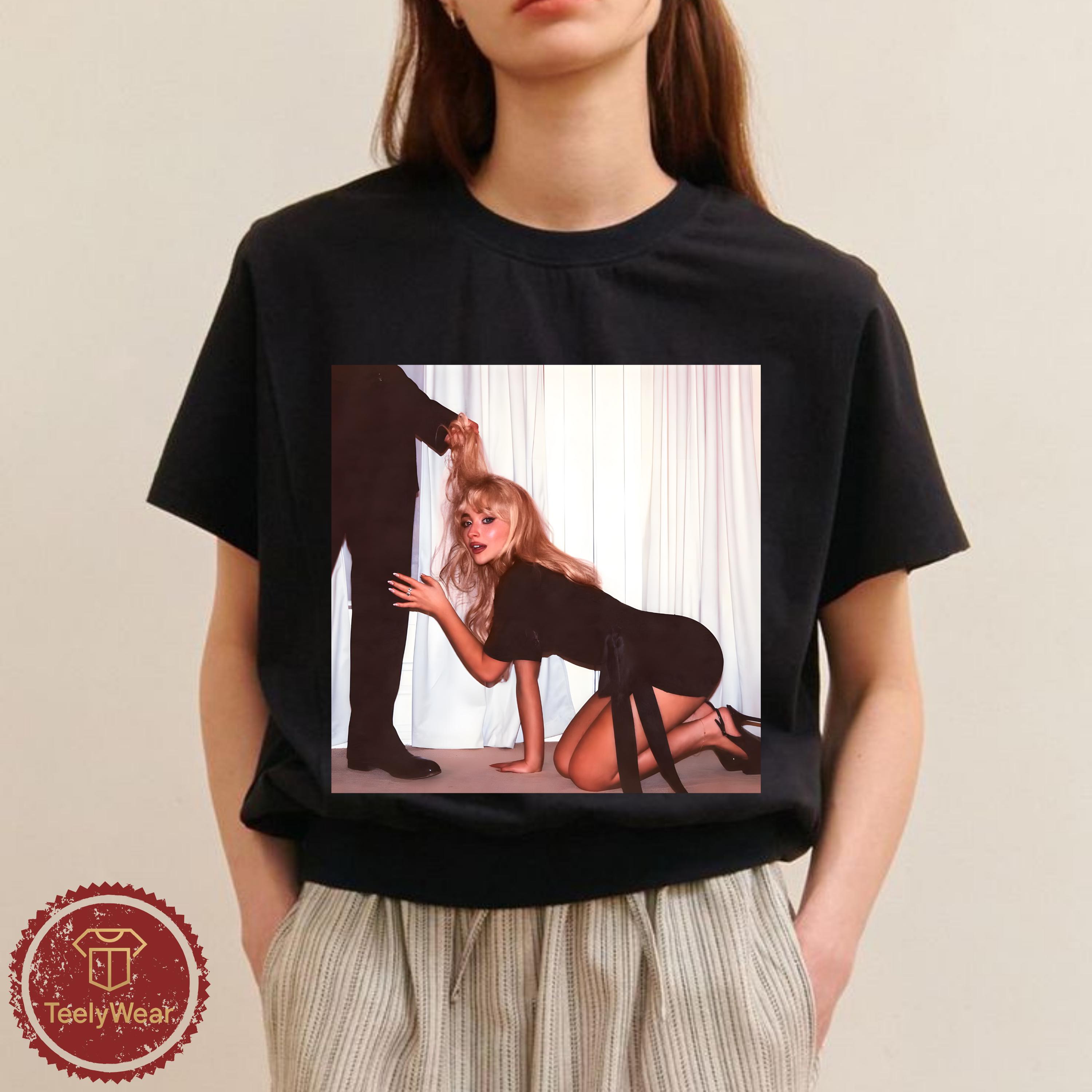 

Sabrina Carpenter Album Cover Tee Unisex Pop Singer Shirt 2026 Summer New Hot Unisex Women Fashion Cotton Oversized Tshirt Y2K S