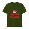 Scary Horror Movie Blood Crown Queen T Shirt vintage Washed Comfortable Top For Everyday Wear Breathable Stylish Slightly