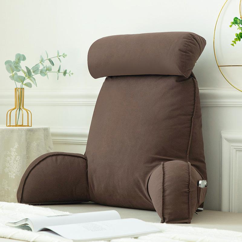 Bedside Soft Pack Backrest Cushion - Neck, Reading, and Lumbar Support Pillow
