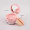 Portable Plastic Loose Powder Box 3g/5g Mini Empty Loose Powder Container with Sieve Cosmetic Jar Travel Make Up Accessories