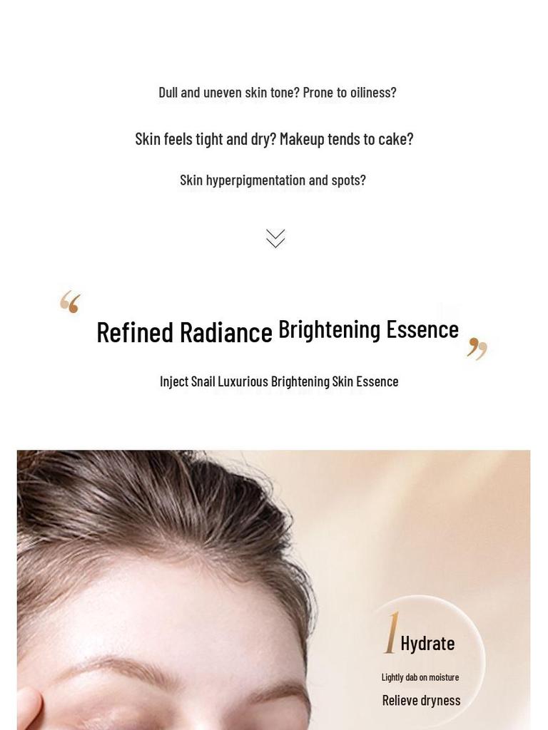 Schnecken-Feuchtigkeits-Sechs-Teile-Hautpflege-Set: Feuchtigkeitsspendende & Regenerierende Lotion & Creme Geschenkbox