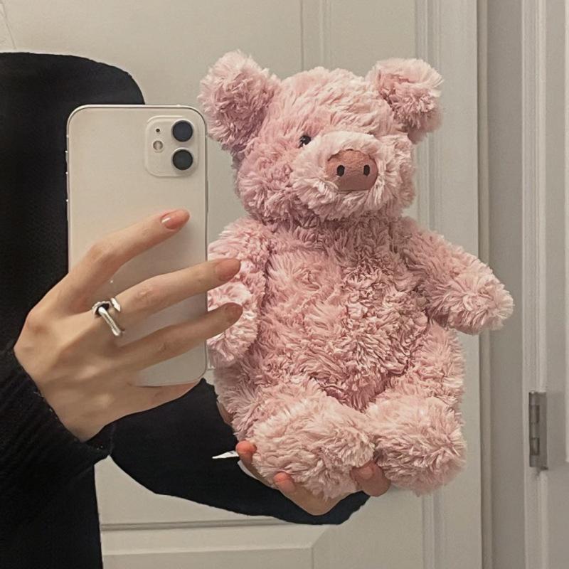 28Cm Yumuşak Banabus Domuz Barcelona Ayı Peluş Oyuncak Sevimli Kürk Bebek Yastık Oyuncak Ev Dekorasyonu Oyuncak Çocuk Doğum Günü Hediyesi