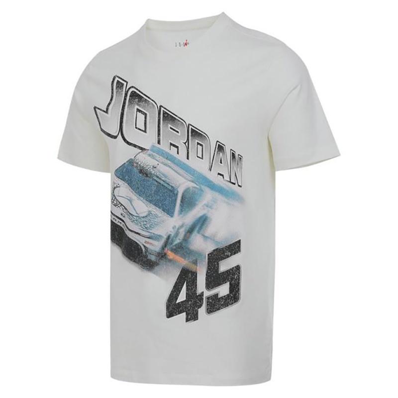Air Jordan Brand Racing T-shirt Asia Sizing Sail Men s IB7352-133 L