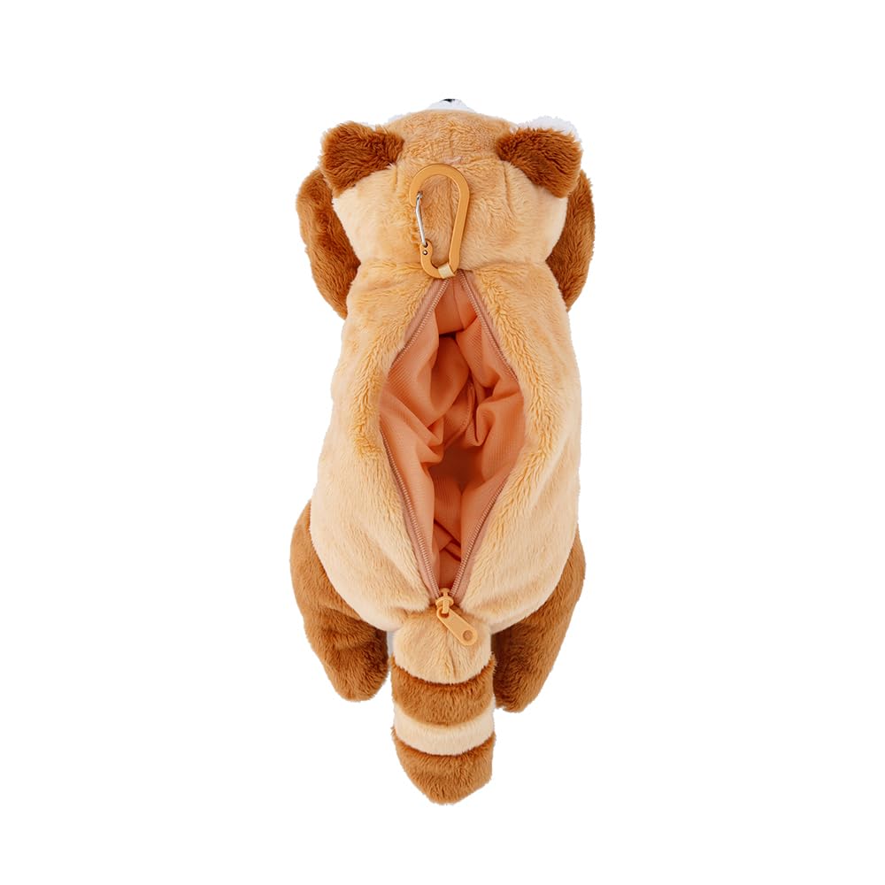 Sunstar Stationery Pencil Case Plush Pencil Case Nuimi 3 Red Panda S1429078