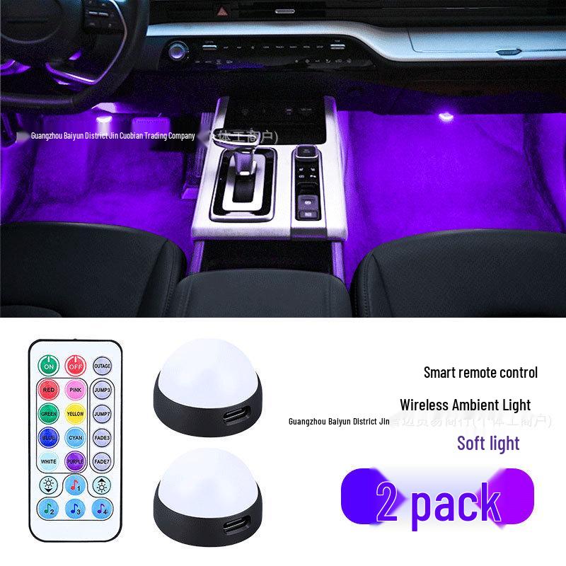 Car USB LED Starlight Interior Atmosphere Light with Remote Control