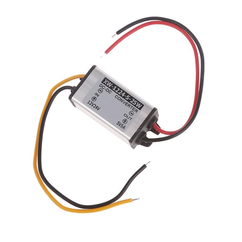 IP67 Waterproof Converter Step Down 12V-24V to 5V 5A/10A/20A/30A/40A Power Supply Adapter Direct Current Buck Modules
