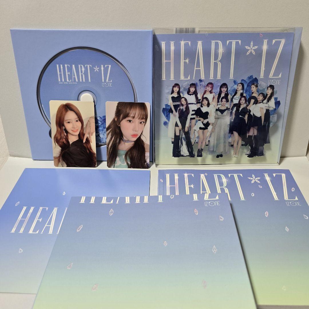 

[USED] IZ*ONE HEART IZ Group All Version Minju/Yena Trading Card Included