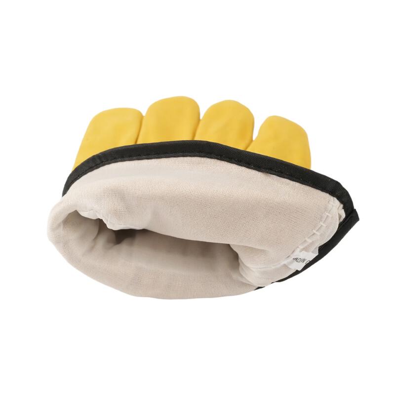 Brangdy Yellow Sheepskin Lined Protective Gloves One Size