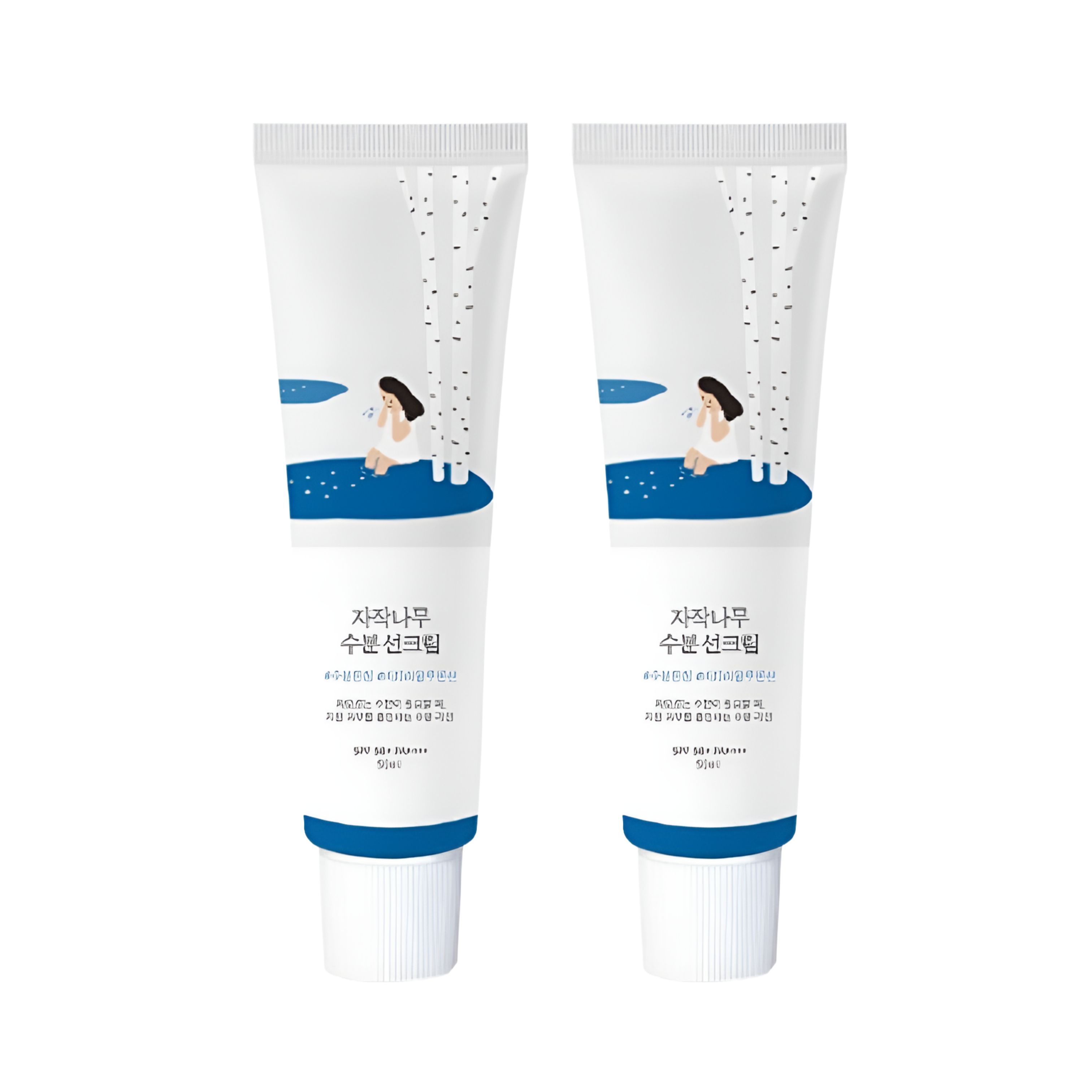 

ROUND LAB Увлажняющий солнцезащитный крем с березовым соком 50 мл (1+1 набор)