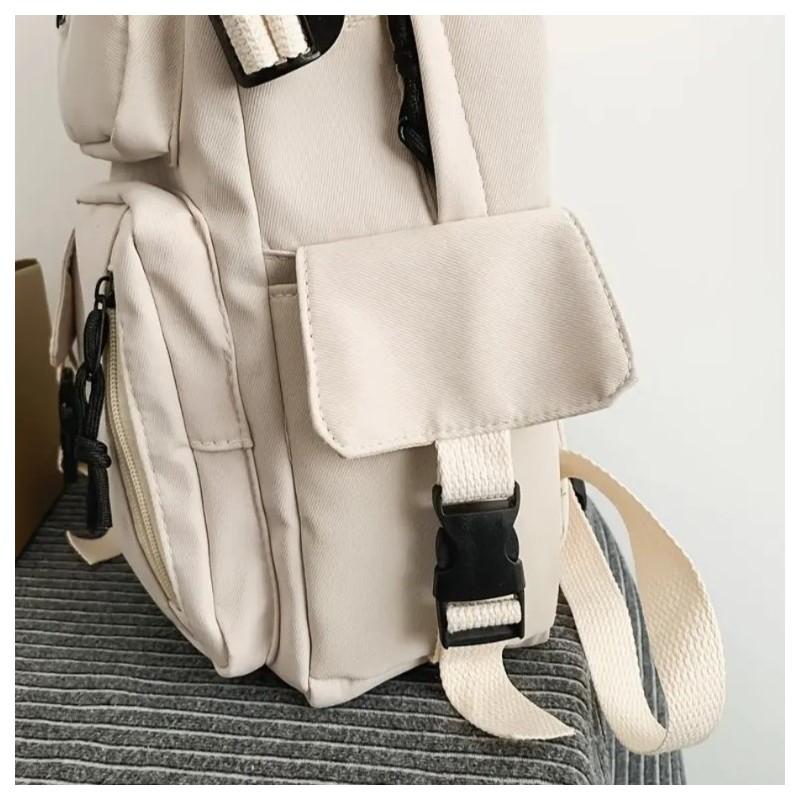 Sports Backpack School Universal Youth Urban Cream Light