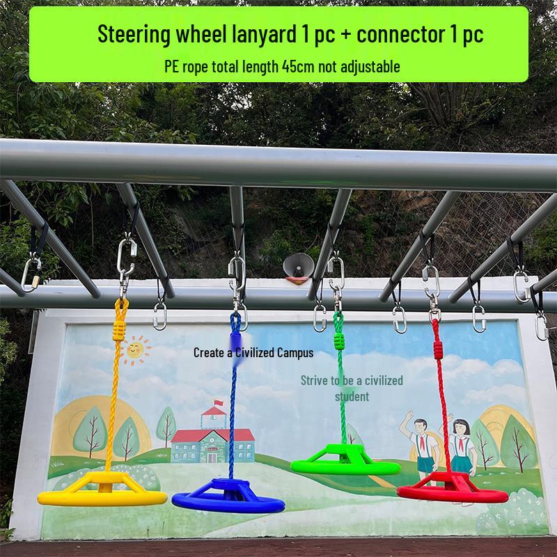 Children's Indoor/Outdoor Climbing and Swing Training Set with Rope Ladder