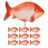 10Pcs Cartoon Crucian Carp Balloon Cute Realistic Fish Balloons Aluminum Film Foil Fish-themed Party Decorations Birthday Supply