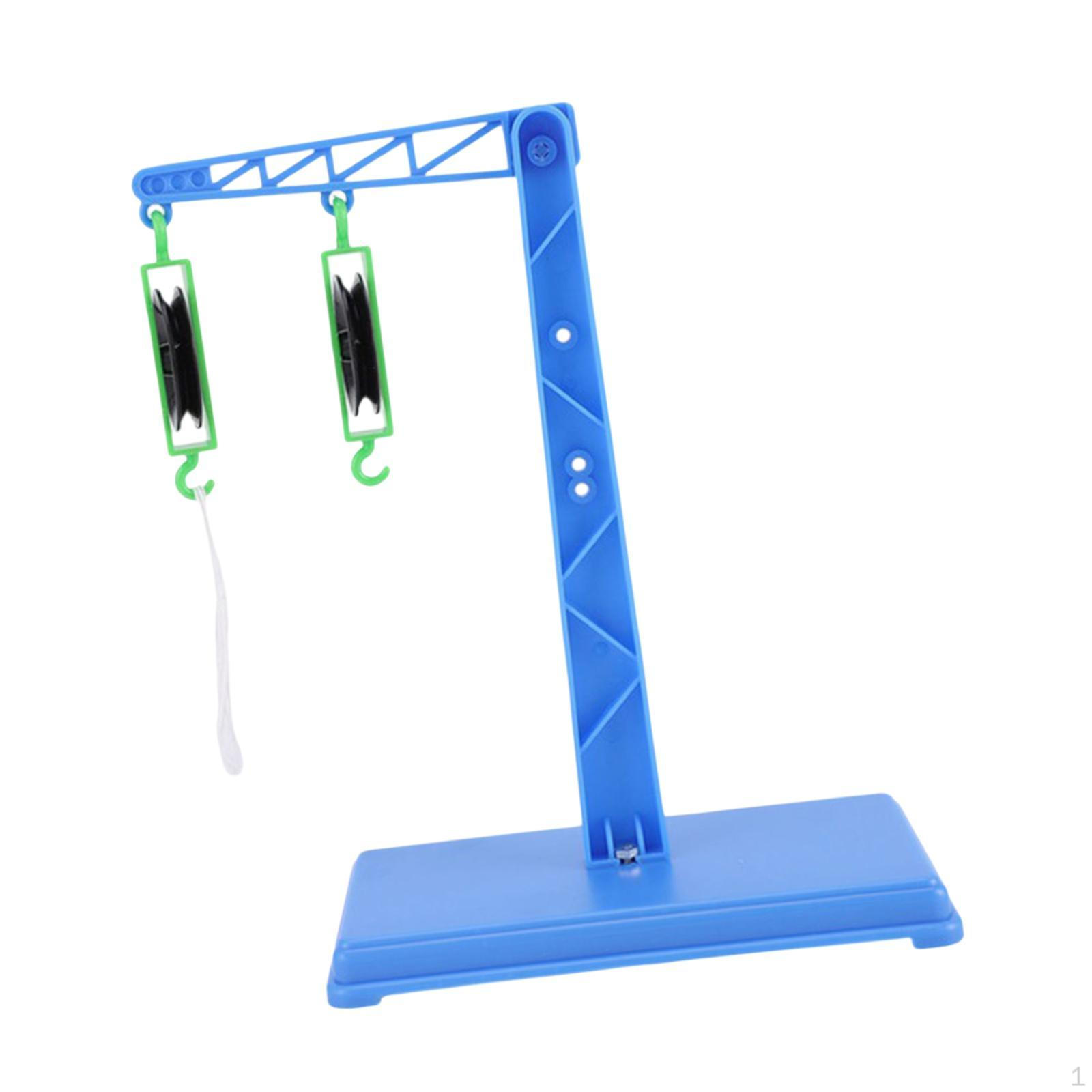 Pulleys Block with Stand Physics Experiments Kits Teaching Props Multiuse Multipurpose DIY Projects