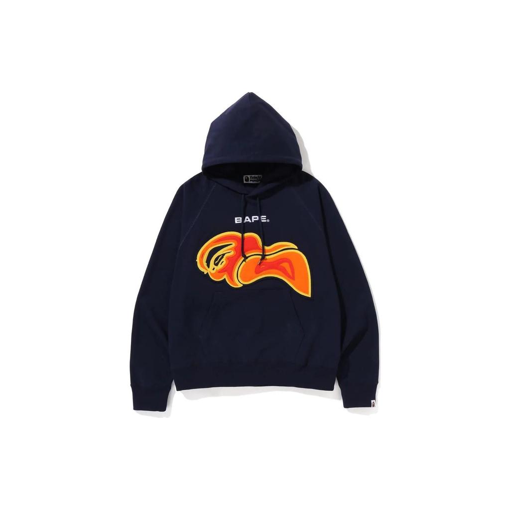 Bape Warstwowa Bluza z Naszywkami Luźny Krój 1J30-114-008