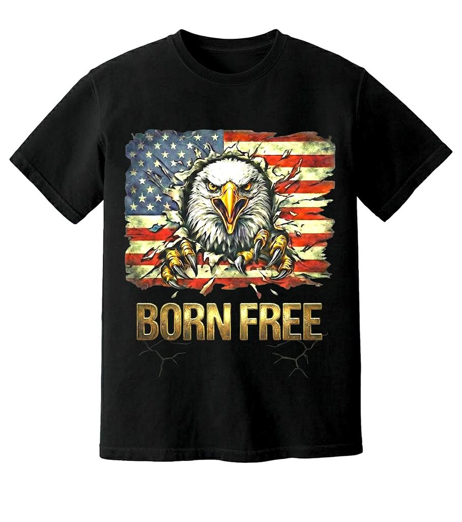 Distressed Vintage American Flag, Back By Demand Bald Eagle Unisex & Adult Tees