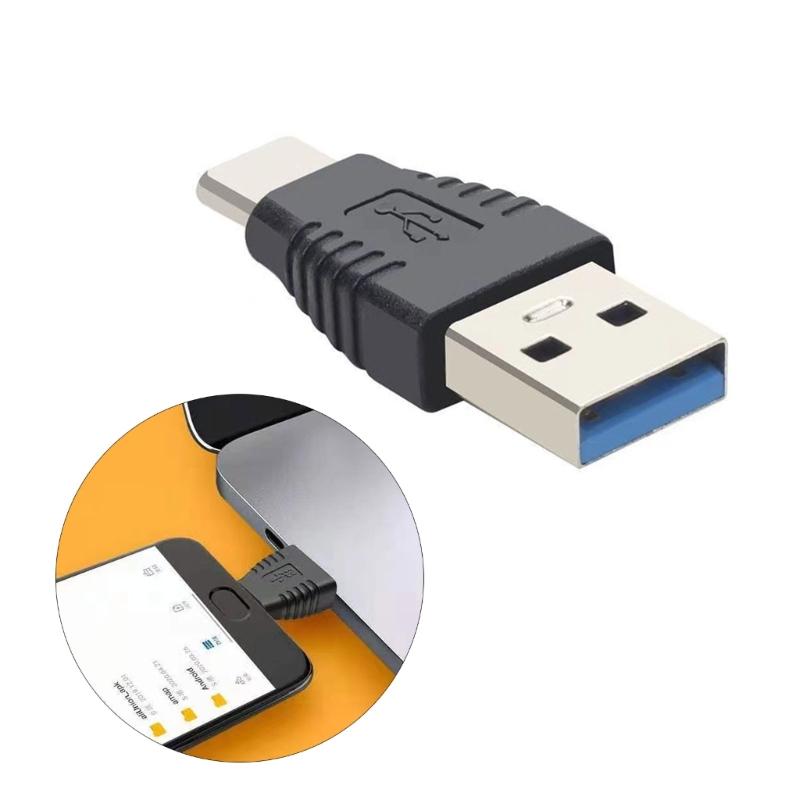 Adaptor USB 3.0 Tată la USB C Tată pentru Transfer de Date de Mare Viteză și Încărcare pentru Diverse Dispozitive Tip C
