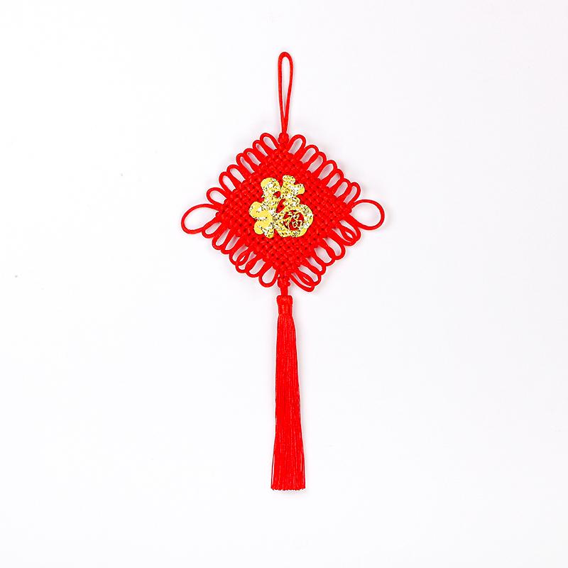 1pc Tassels Ornaments 2025 Chinese Knot Home Decor Rope Woven Handmade Spring Festival Ornaments Hanging Pendant