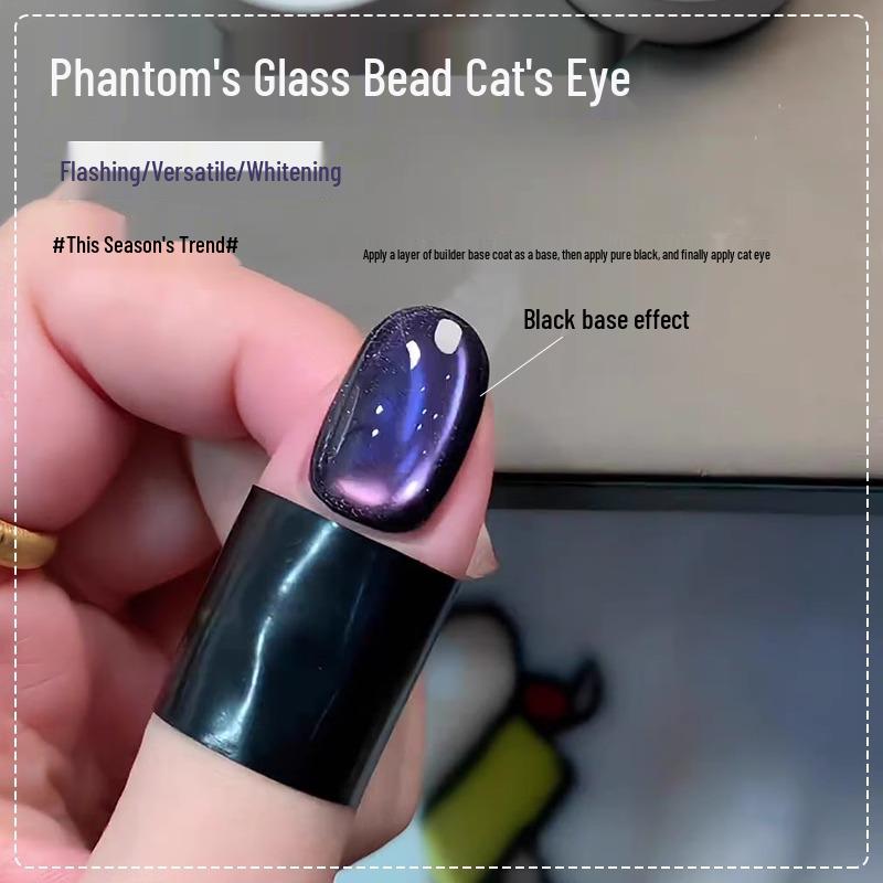 

Фиолетовый Гель-лак для кошачьего глаза с эффектом звездного неба - Новый стиль 2025