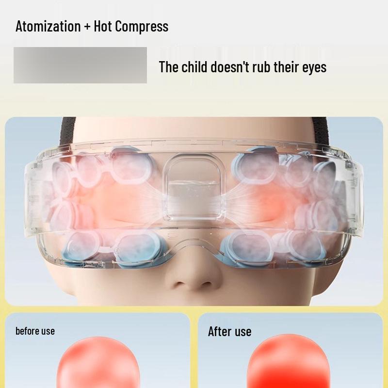 PGG Kids Eye Shield & Massager: Steam Eye Mask for Fatigue Relief