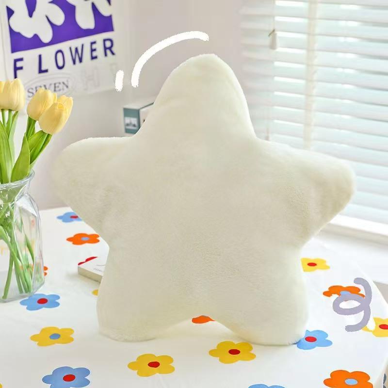 Star Throw Pillow Plush Doll Toy Super Soft Sleeping Pillow Sofa Cushion Bedroom Ornaments Office Girl Birthday Gift
