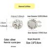 Exclusivas Abotoaduras de Pérola com Cravejamento de Diamantes: Acessórios Elegantes para Botões de Jaqueta e Camisa