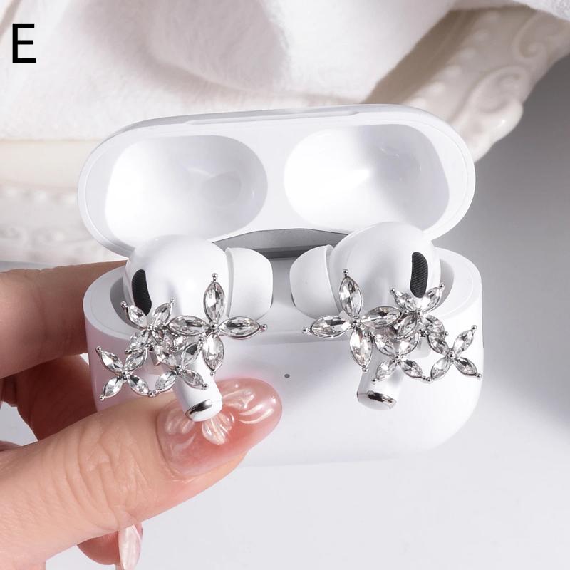 1 Pairs   Ear Clips For Earphone Star Butterfly Shape Decorative Headphone Clip For Wireless Headphones