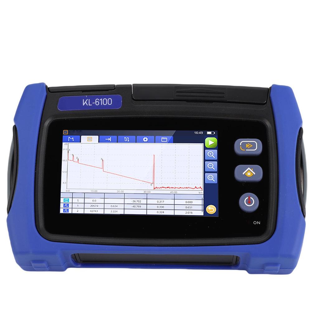 OTDR Optical Fiber Tester 4.3 Inch Color LCD Touch Screen 24dB Dynamic Range 1550nm Wavelength Support OPM SLS VFL RJ45