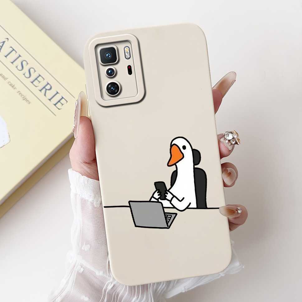 For  Xiaomi Redmi Note 10 Pro China Case Cute Cartoon Girl Cover Soft Silicone Phone Case For Xiaomi POCO X3 GT X3GT Full Bumper