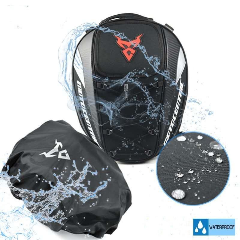 Motorcycle Bag Waterproof Drop Leg Side Bags Backpack Tail Multifunction Rear Seat Bag High Capacity Ride Outdoor For Cafe Racer