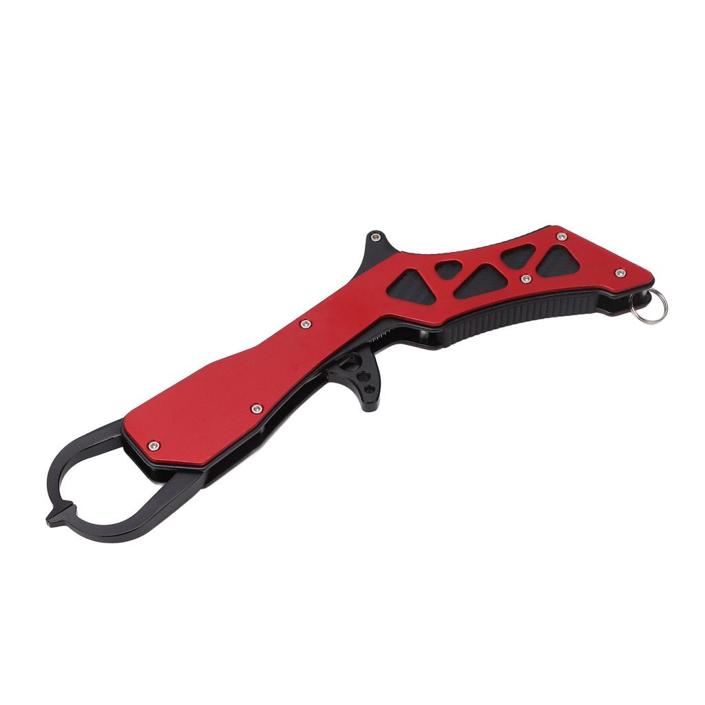Fishing Grip Pliers Aluminum Alloy Fish Controller Plier Lip Grip Clamp Fishing Tool Red