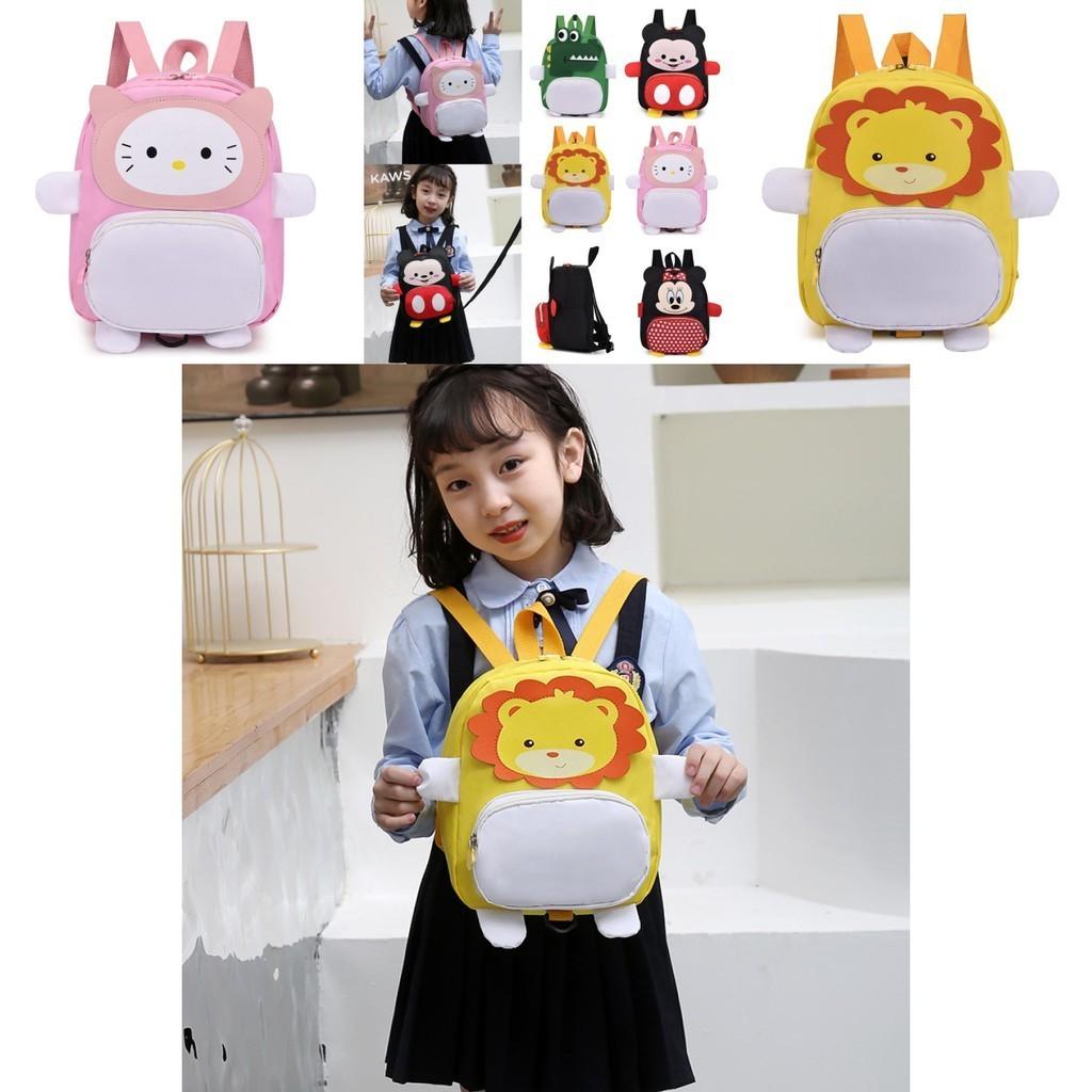 Adorable Cartoon Kids Backpack 2022 New Anti-lost Toddler Bag For Boys And Girls