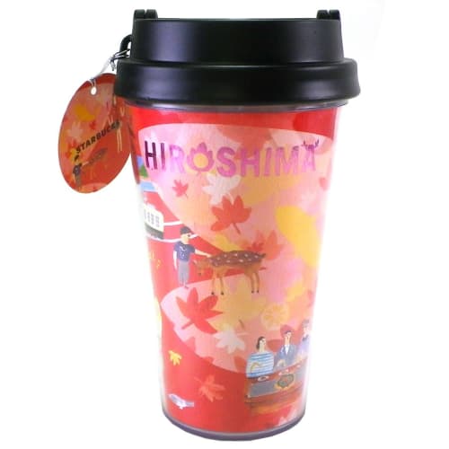 STARBUCKS Starbucks Japan-exclusive Hiroshima-exclusive Tumbler Featuring Autumn Leaves, Maple Leaves, Okonomiyaki, Hiroshima-style, Miyajima, and Dee