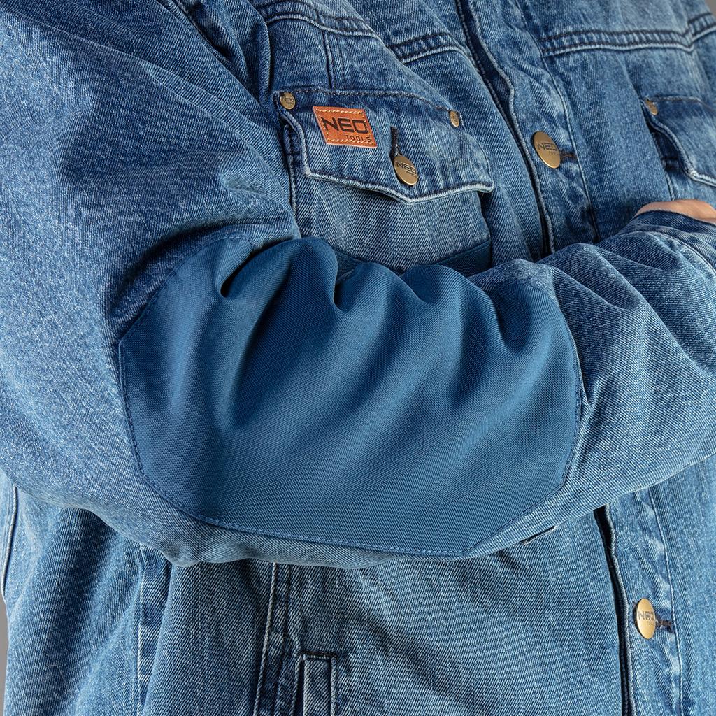 DENIM insulated denim jacket, size XL