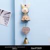 Totoro Ceramic Wind Chime Ornament - Cute Japanese Wall Decor for Girls' Bedroom