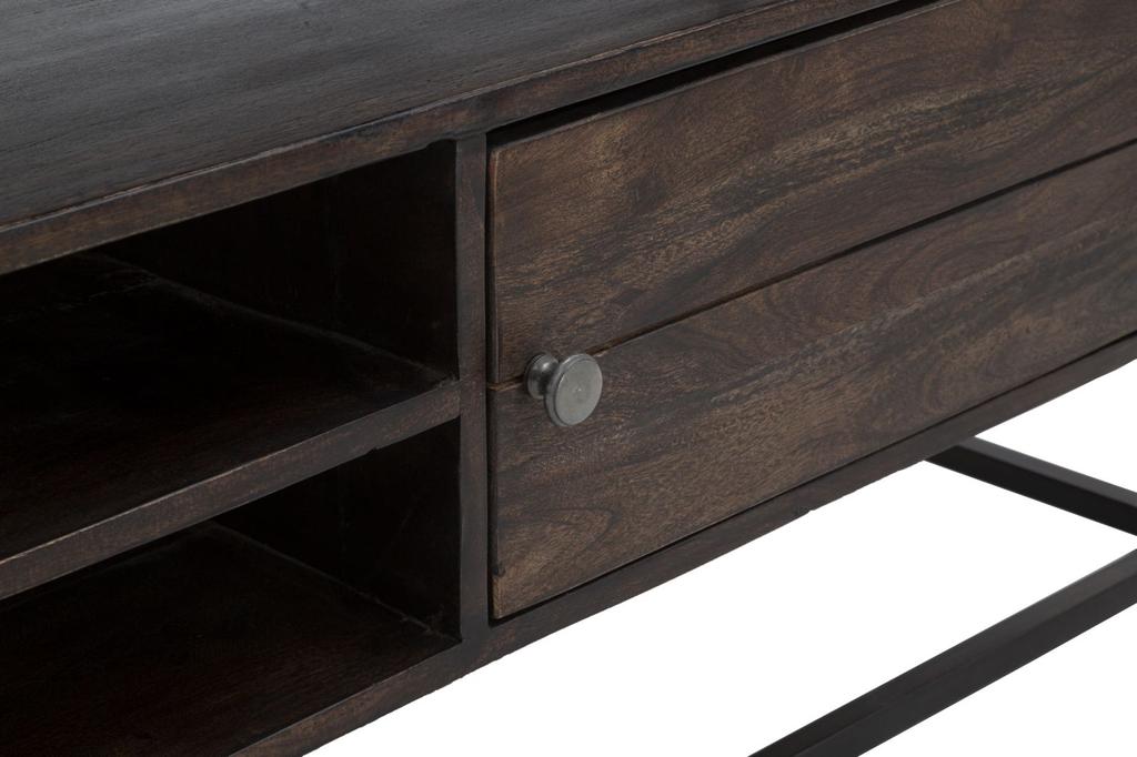 Tv Holder Burn Cm 120X40X55 (Legno Di Acacia Nilotica)