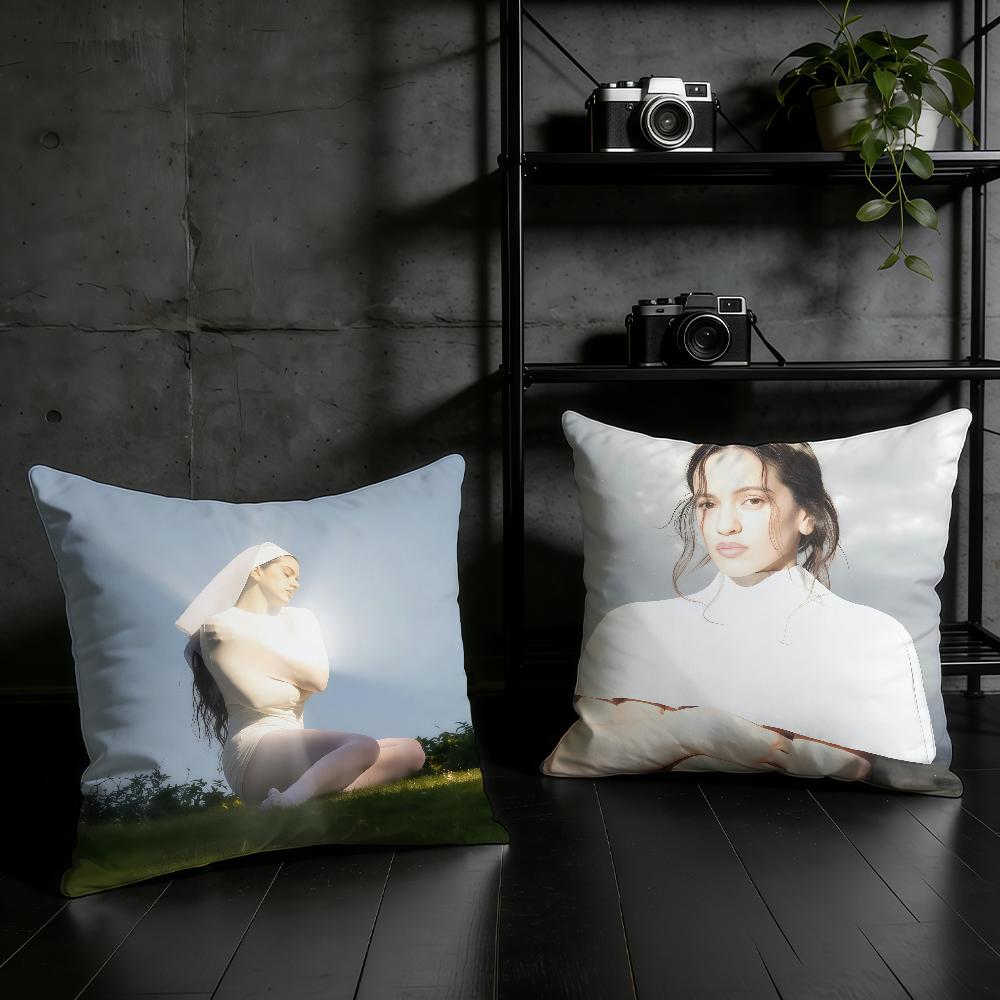 Singer R-Rosalia L-Lux cushion cover Birthday Anniversary Gifts Double Sided Printed Zipper Cushion Cover Soft Skin Bedding