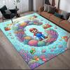 Mario Whimsical Area Rug, Mario Fan Soft Carpet, Great Gift.chl