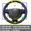 Hand Sewing Car Steering Wheel Cover Braid on the Steering wheel Funda Volante For Faw Besturn x80 2013 2014 2015 2016 2017 2018